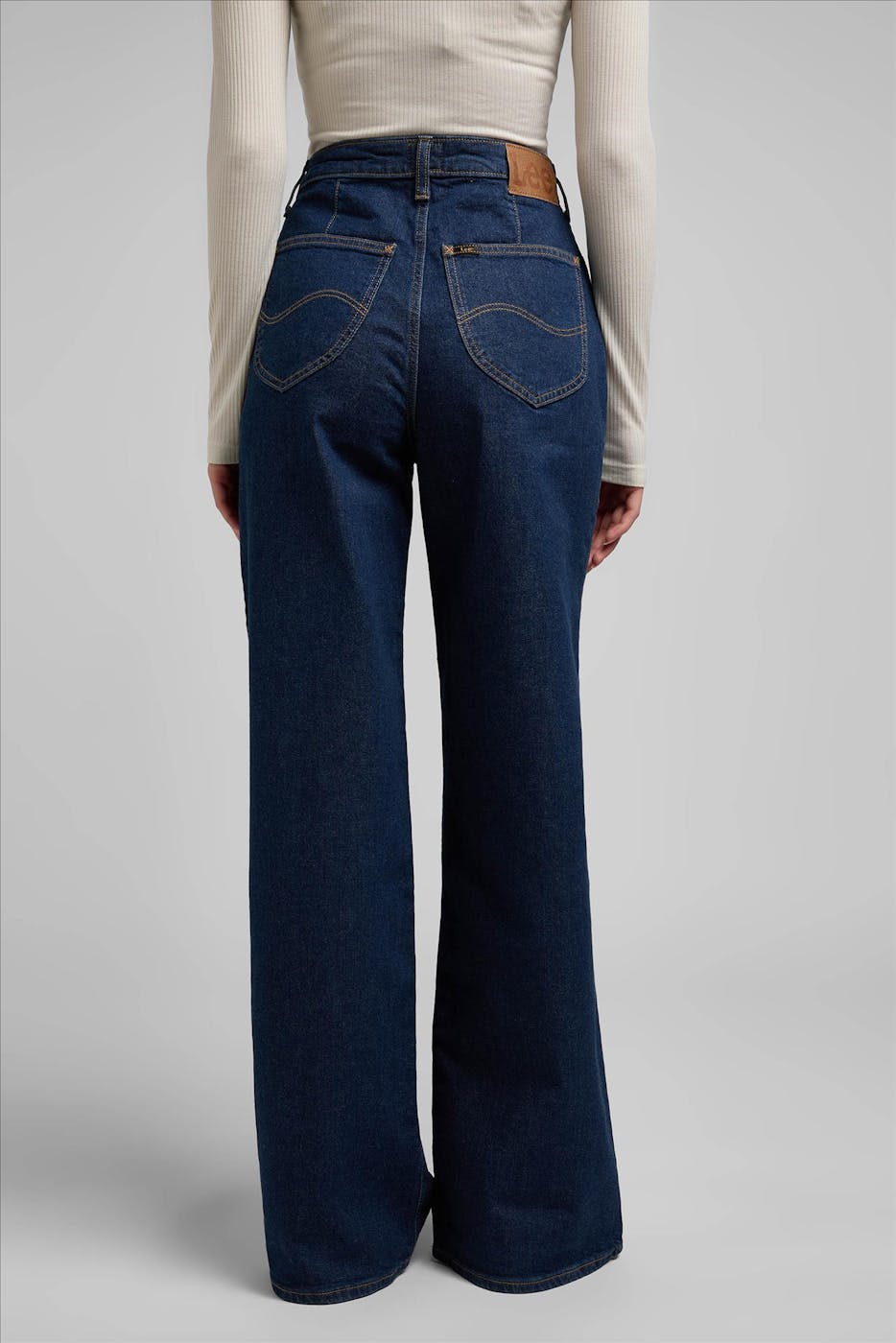 Lee - Donkerblauwe Stella A-Line jeans