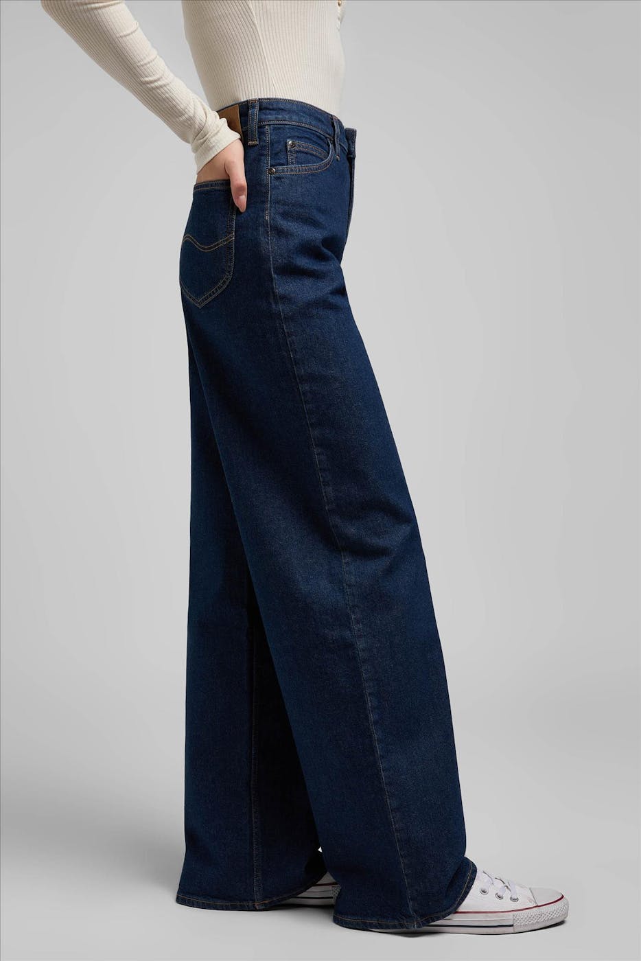 Lee - Donkerblauwe Stella A-Line jeans