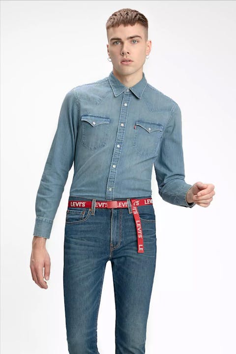Levi's - Lichtblauw Western jeanshemd