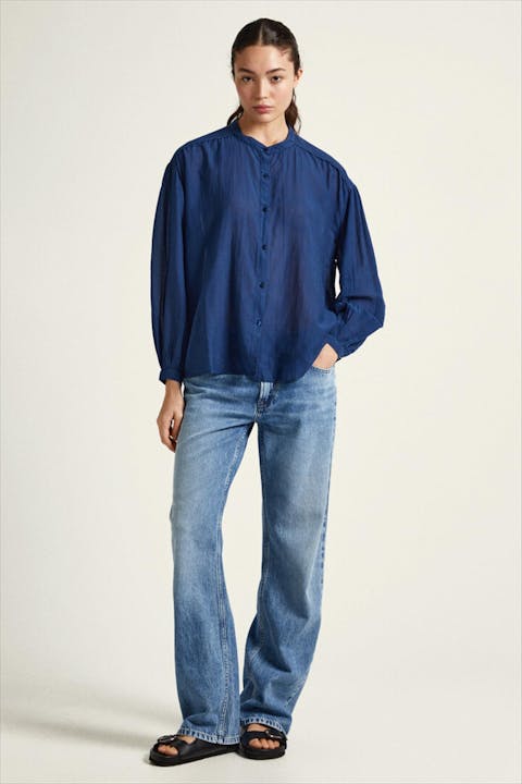 Pepe Jeans London - Donkerblauwe Petra blouse