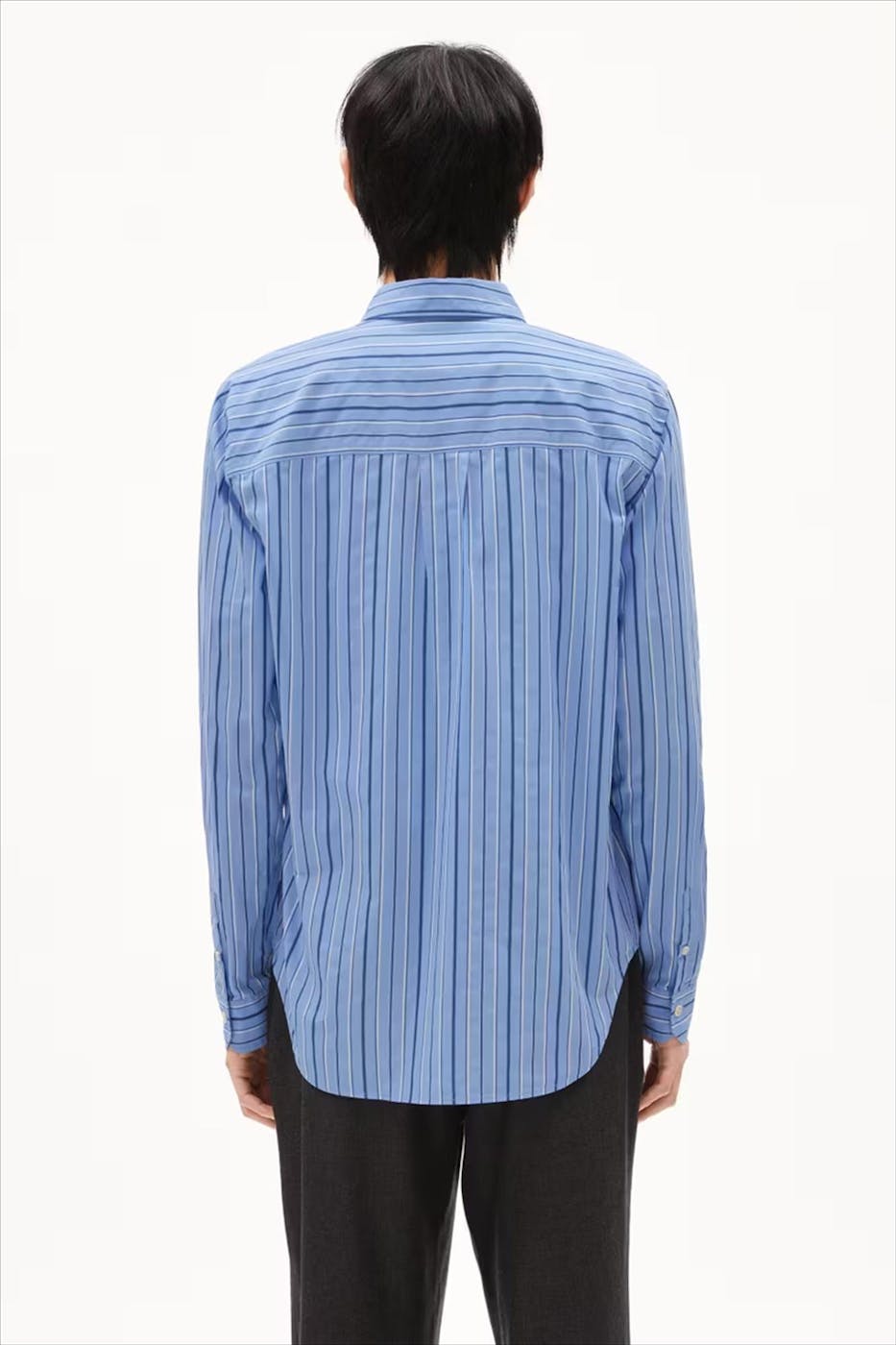 Armed Angels - Blauw Gavraa Stripes hemd