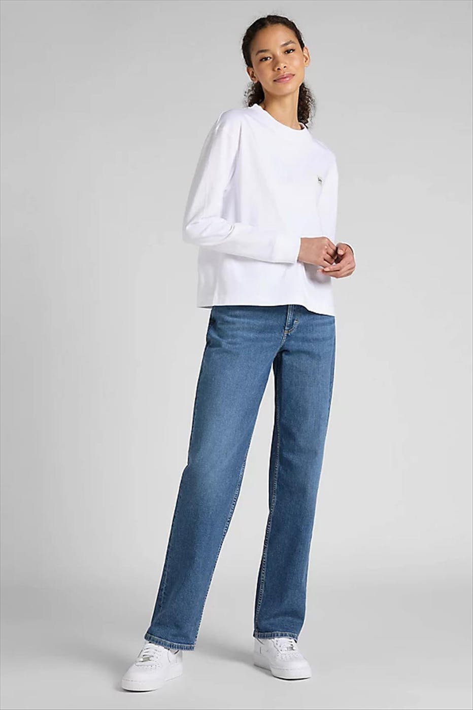 Lee - Blauwe Jane Regular Straight jeans