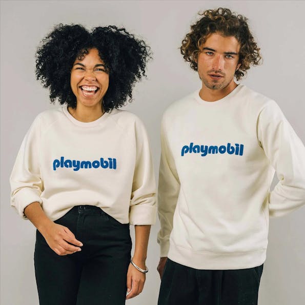 Brava - Ecru Playmobil Logo sweater