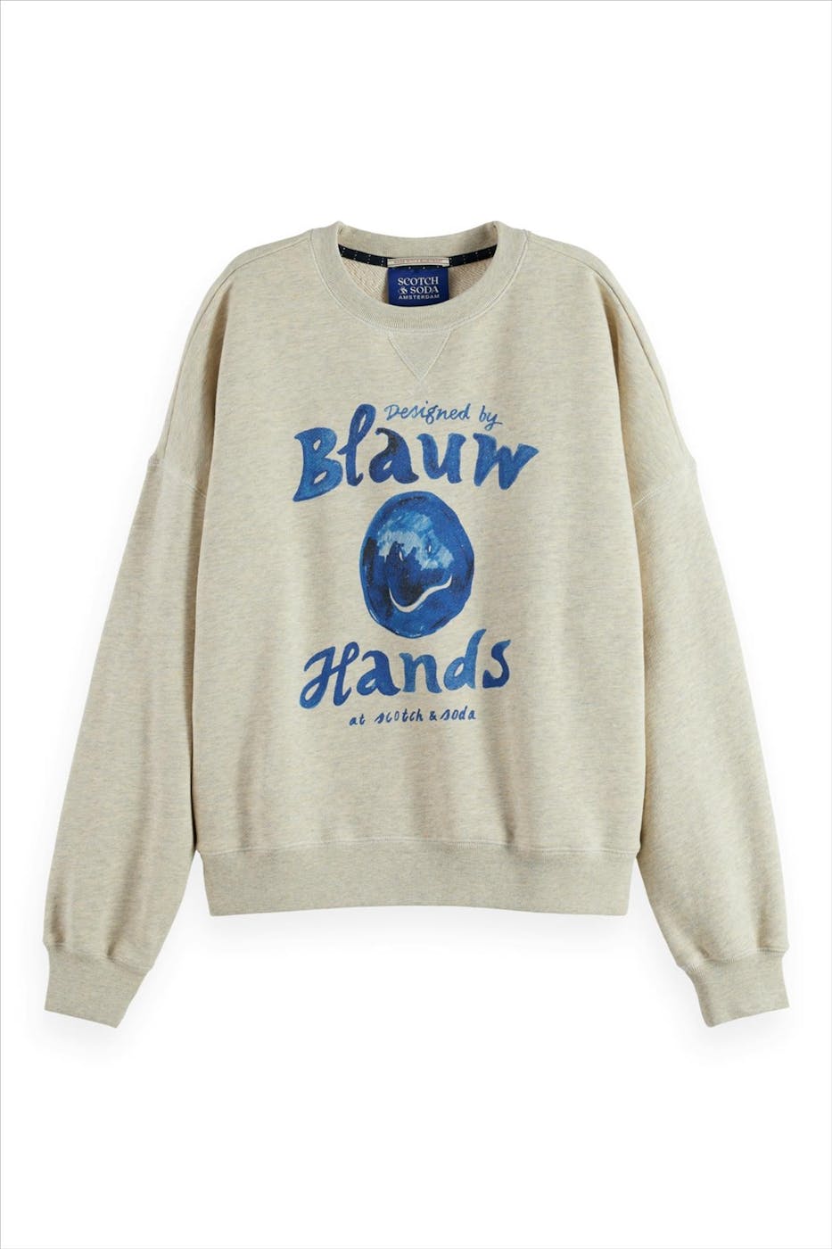 Scotch & Soda - Beige Melange Oversized sweater