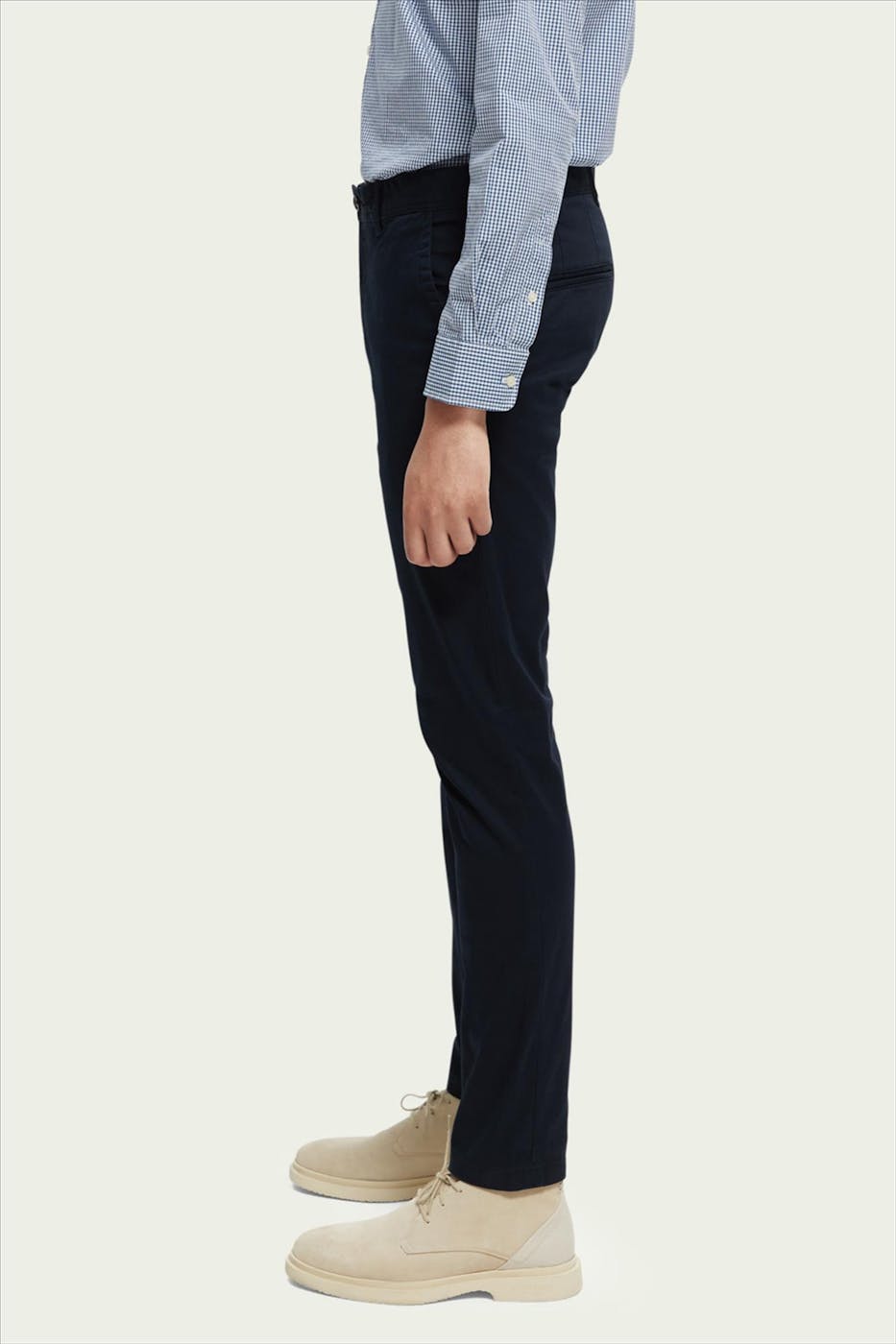 Scotch & Soda - Donkerblauwe Stuart slim chino