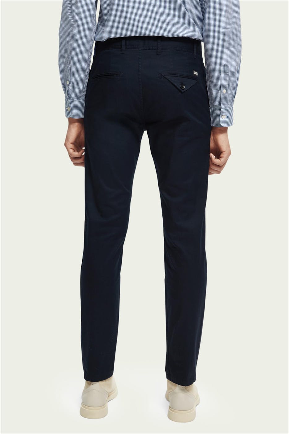 Scotch & Soda - Donkerblauwe Stuart slim chino