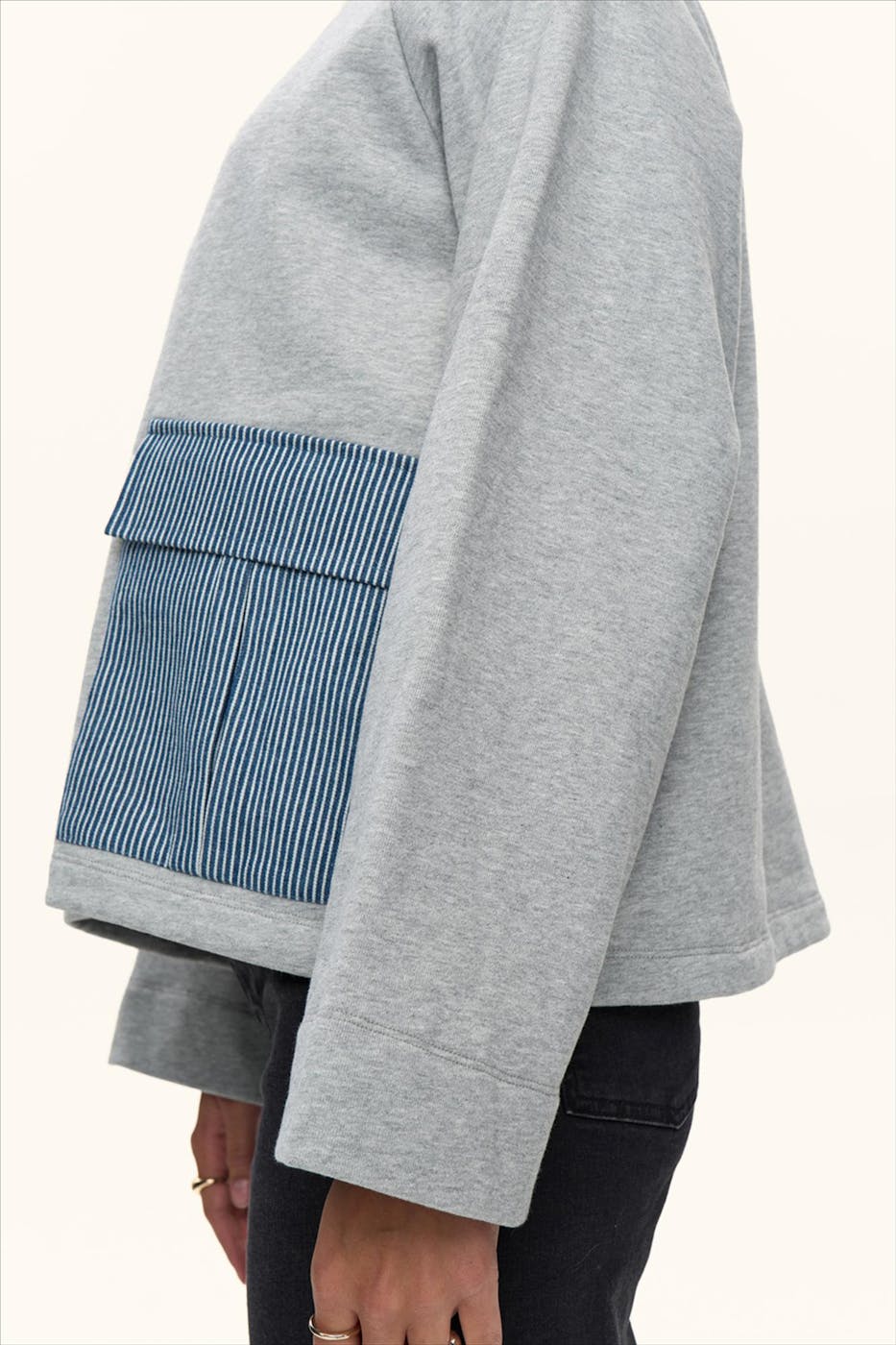 Nümph - Grijze Zhelly sweater