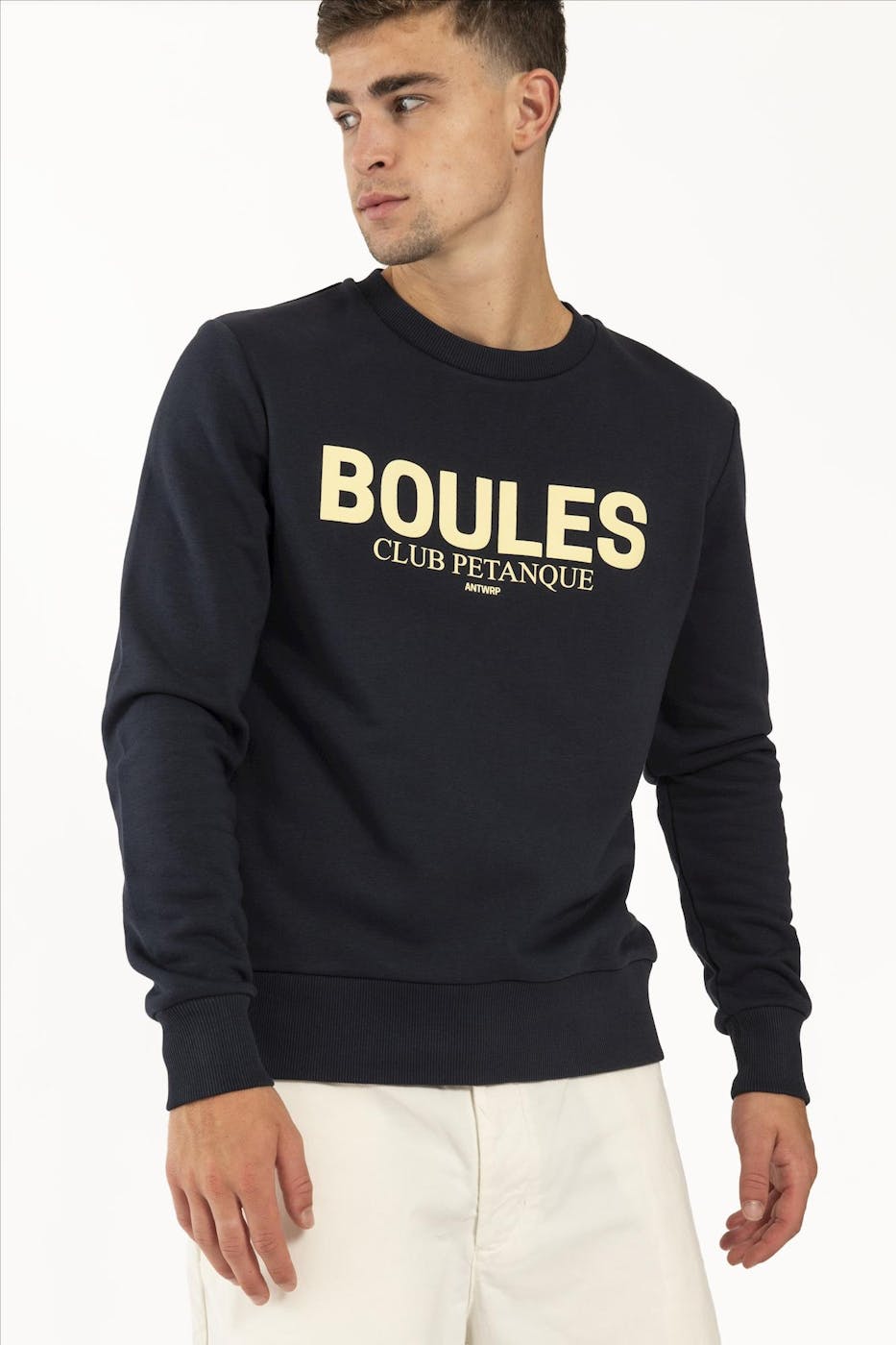 Antwrp - Donkerblauwe Boules Club Petanque sweater