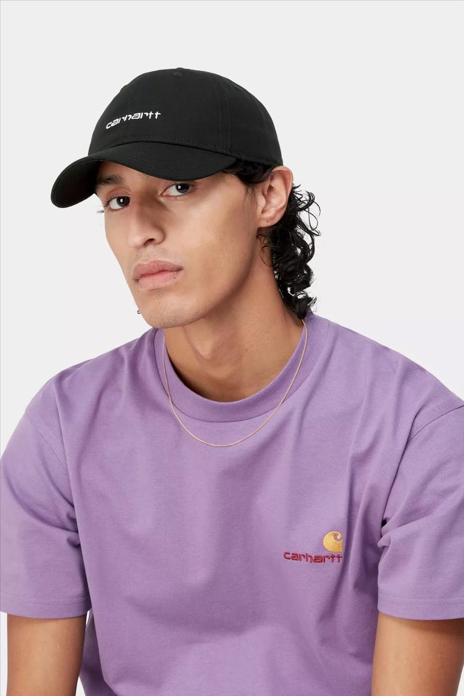 Carhartt WIP - Zwarte Canvas Script pet