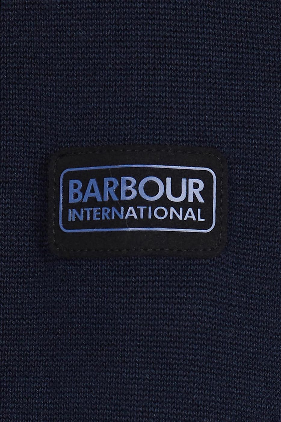 Barbour - Donkerblauwe Half Zip trui