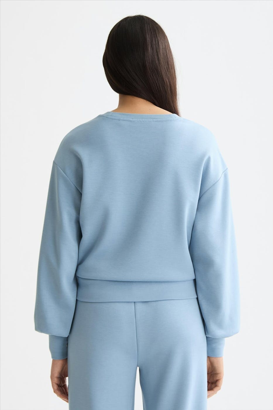Scotch & Soda - Lichtblauwe Modal sweater