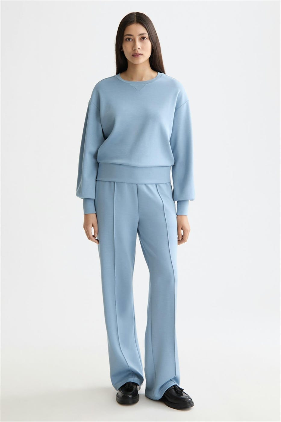 Scotch & Soda - Lichtblauwe Modal sweater