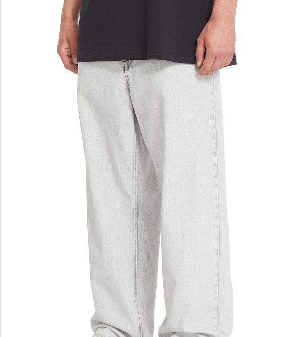 Volcom - Lichtgrijze Billow Baggy jeans