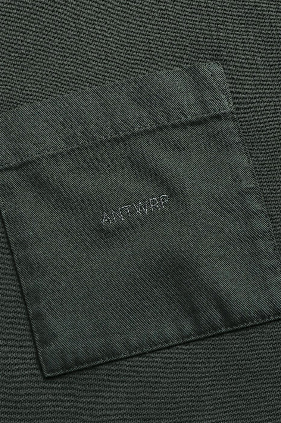 Antwrp - Donkergroene Chest Pocket sweater