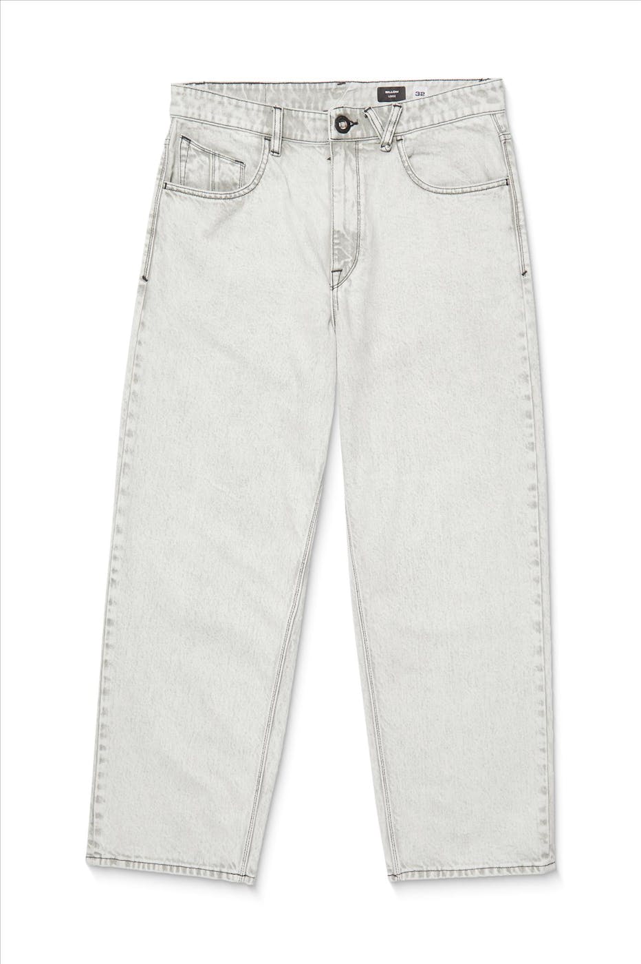 Volcom - Lichtgrijze Billow Baggy jeans