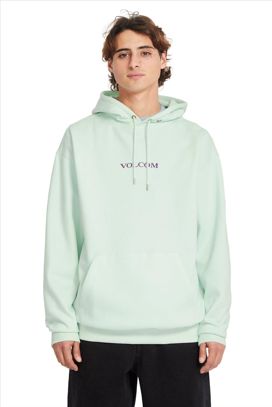 Volcom - Limoengroene Stone hoodie
