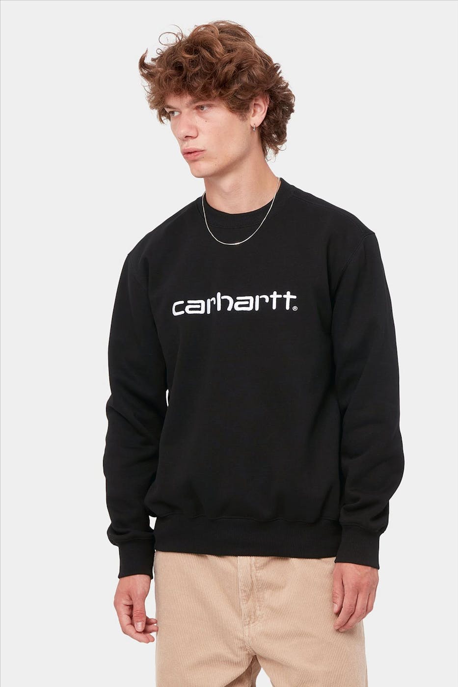 Carhartt WIP - Zwarte Script sweater