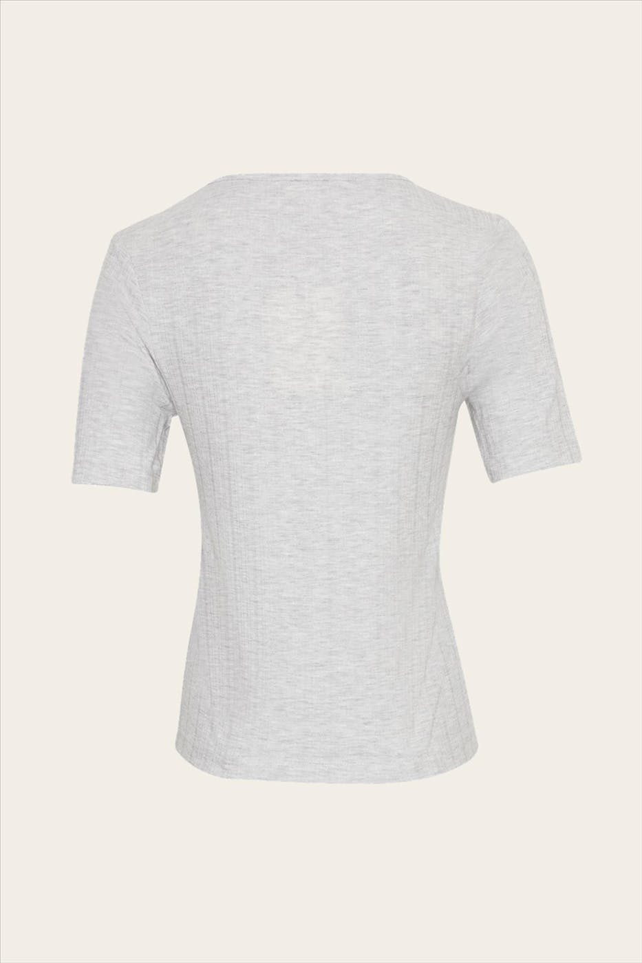 MSCH COPENHAGEN - Lichtgrijze Juna T-shirt