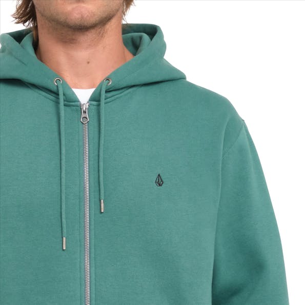 Volcom - Groene Single Stone Zip hoodie