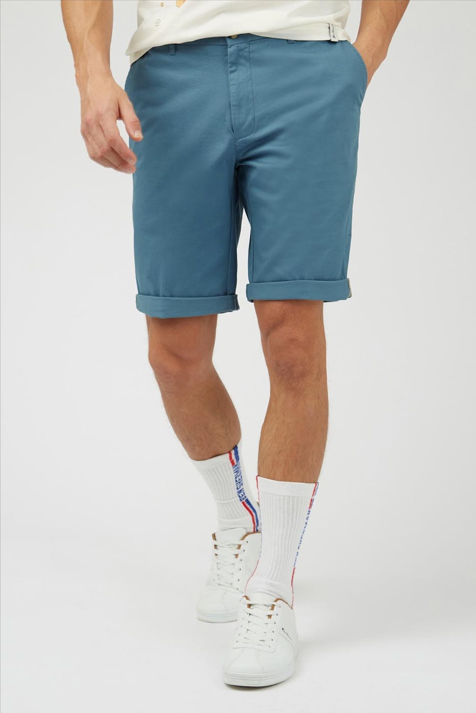 Ben Sherman - Blauwe Signature chino short