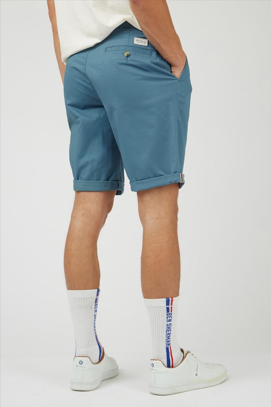 Ben Sherman - Blauwe Signature chino short