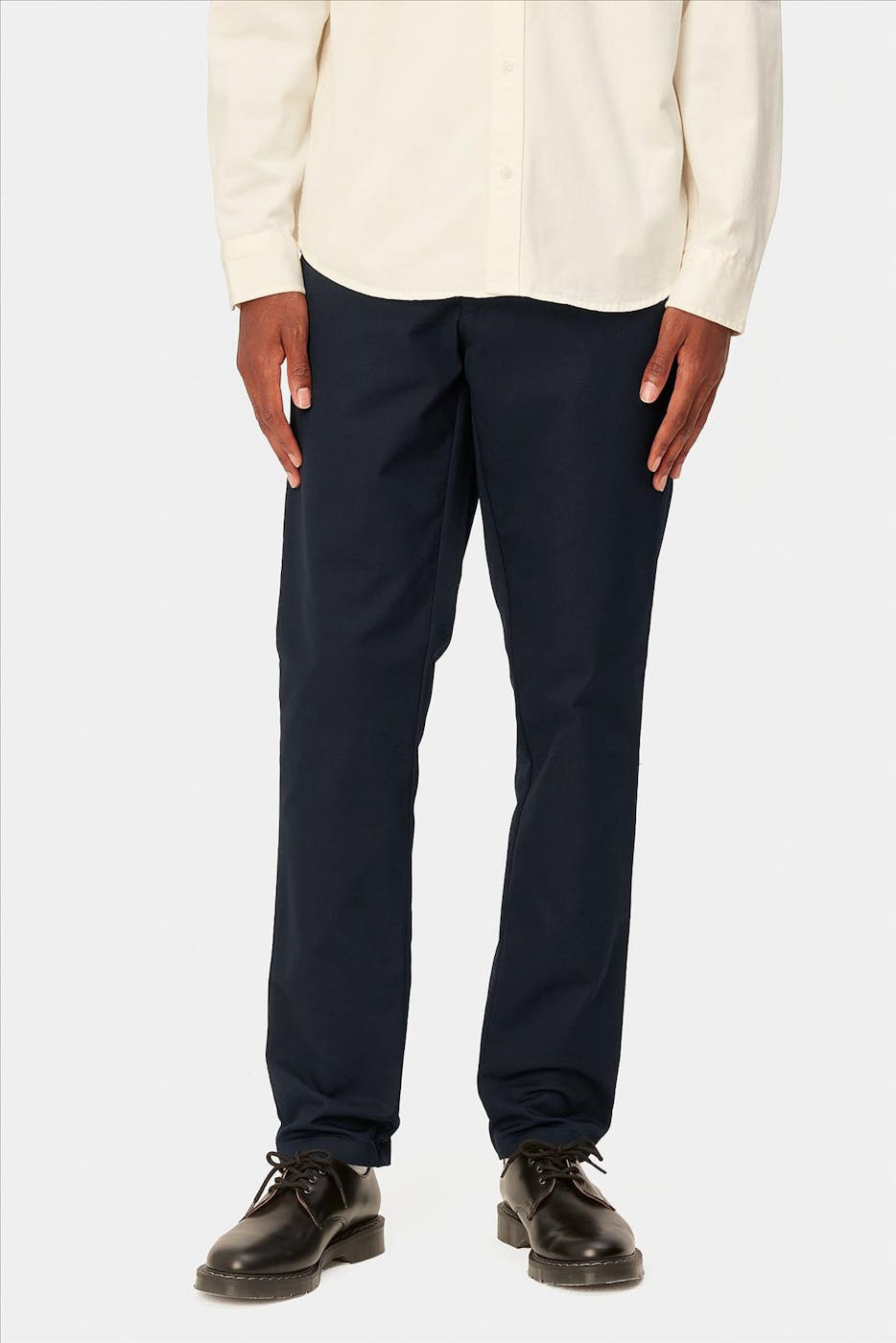 Carhartt WIP - Blauwe Sid Pant slim chino