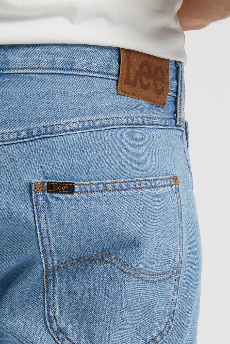 Lee - Lichtblauwe 5-pocket Regular short