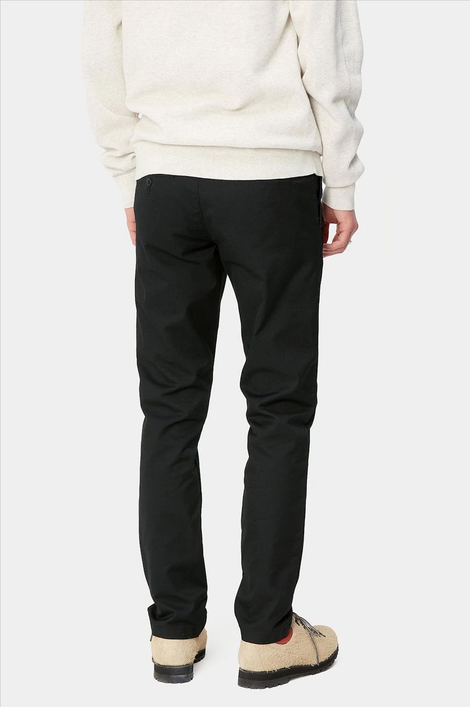 Carhartt WIP - Zwarte Sid Pant slim chino