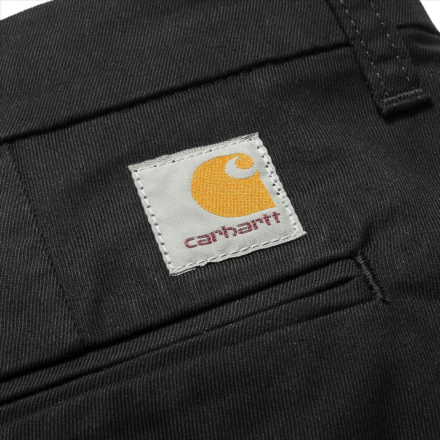 Carhartt WIP - Zwarte Sid Pant slim chino