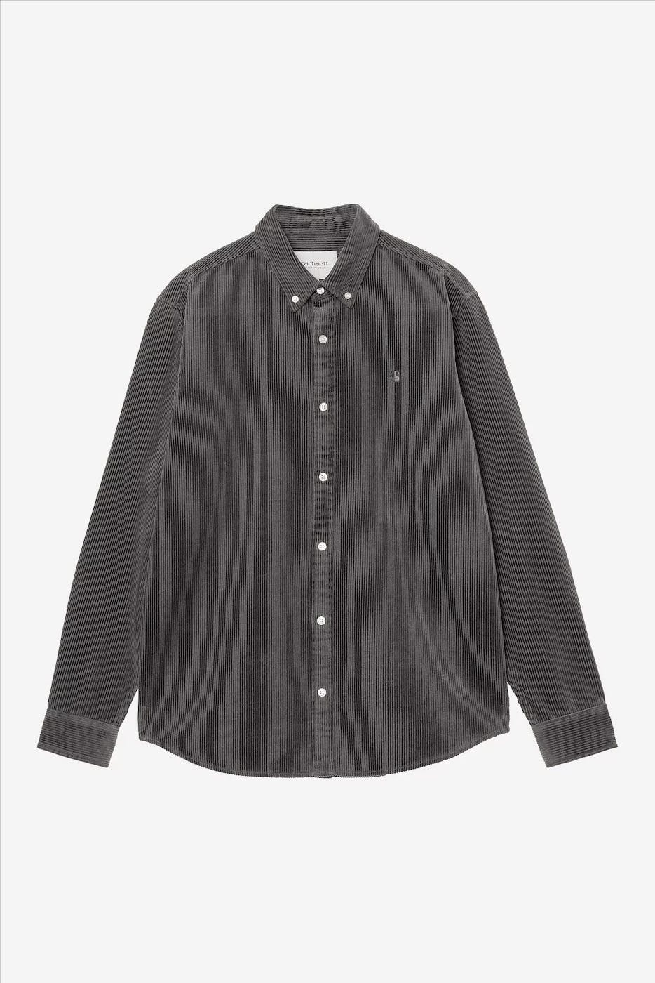 Carhartt WIP - Donkergrijs Madison Cord hemd
