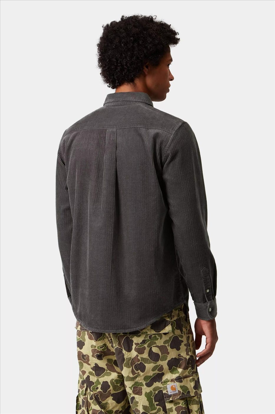 Carhartt WIP - Donkergrijs Madison Cord hemd