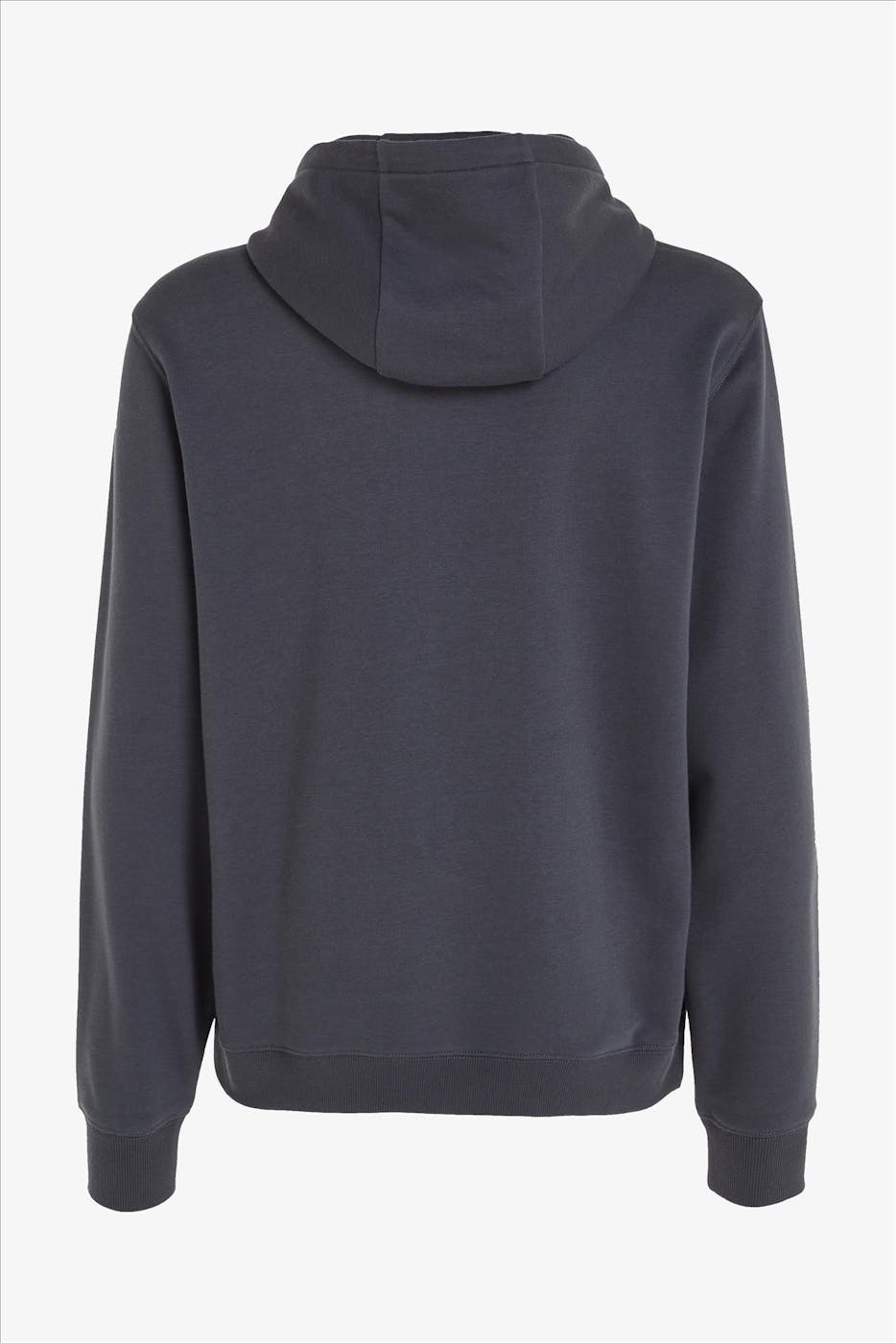 Tommy Jeans - Donkergrijze Flag hoodie