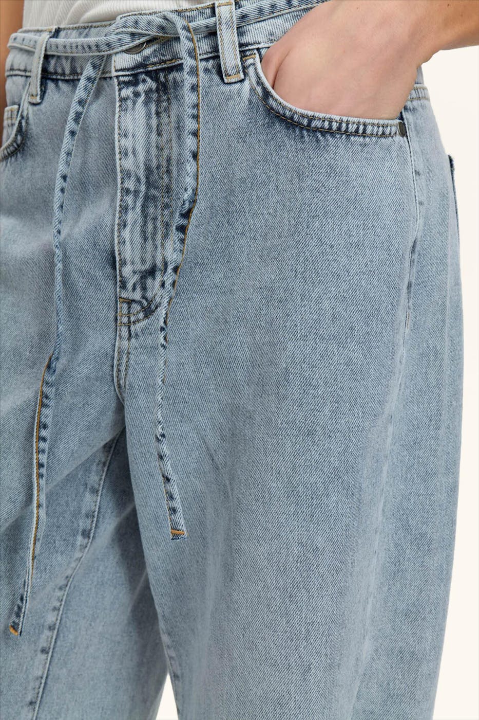 Nümph - Lichtblauwe Brooklyn wide jeans