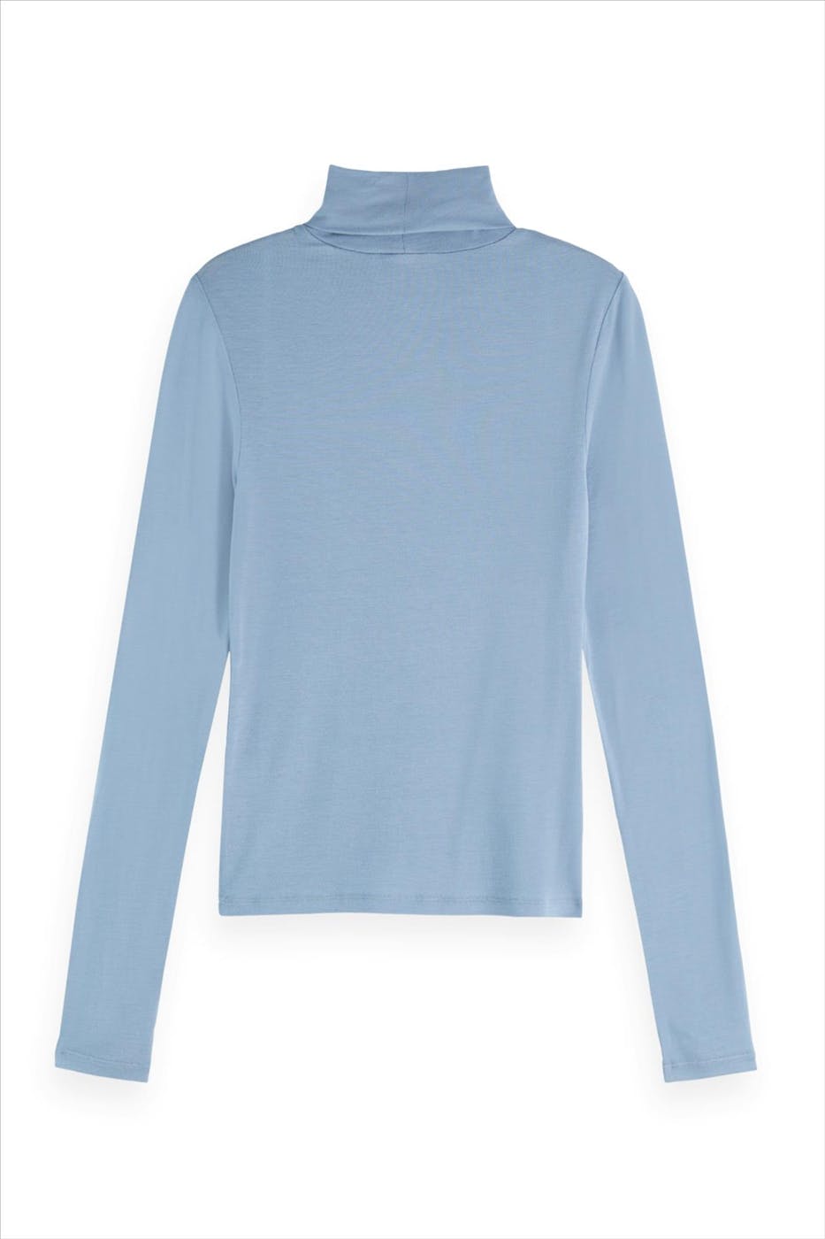 Scotch & Soda - Lichtblauwe Roll Up longsleeve