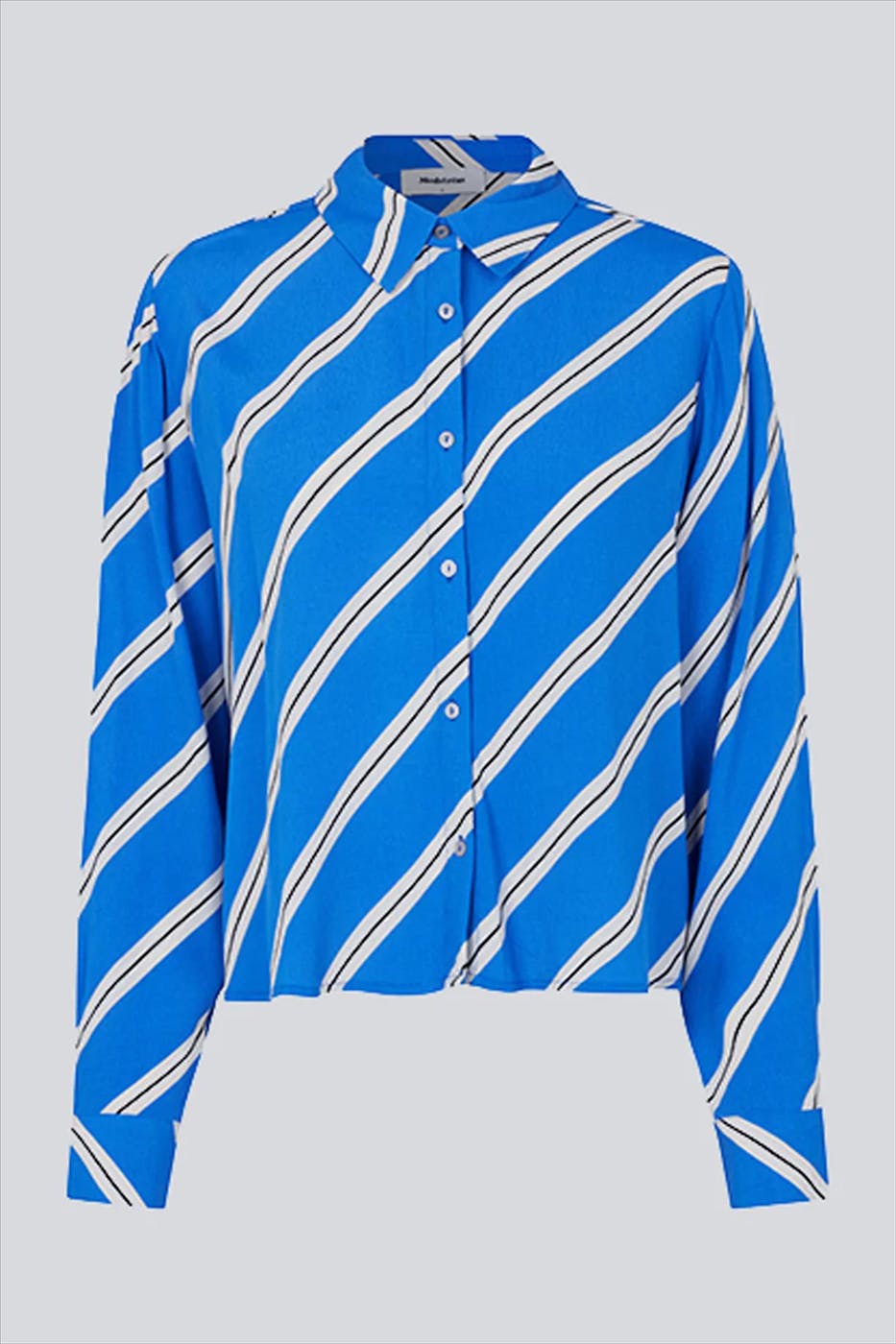 Modström - Blauwe Cenni Print blouse