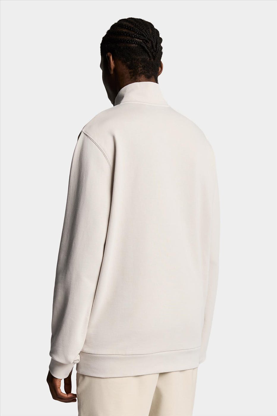 Lyle & Scott - Beige Quarter Zip sweater