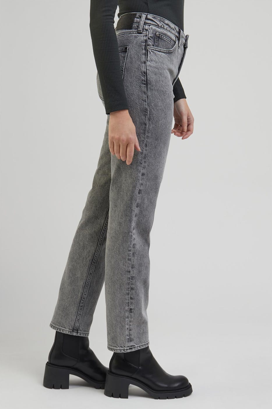 Lee - Grijze Carol Straight jeans