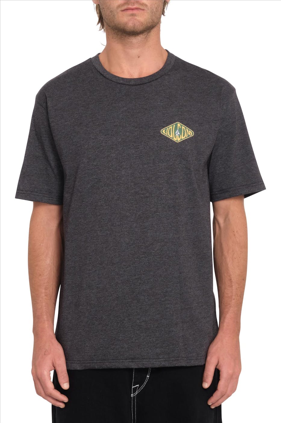 Volcom - Donkergrijze Boxed T-shirt