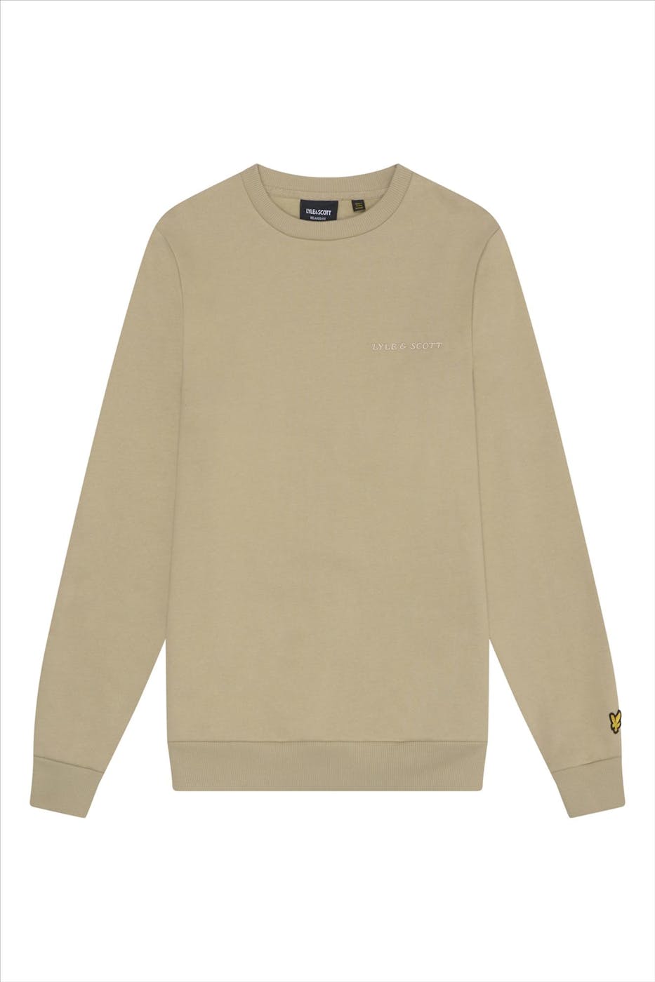 Lyle & Scott - Beige Embroidered sweater