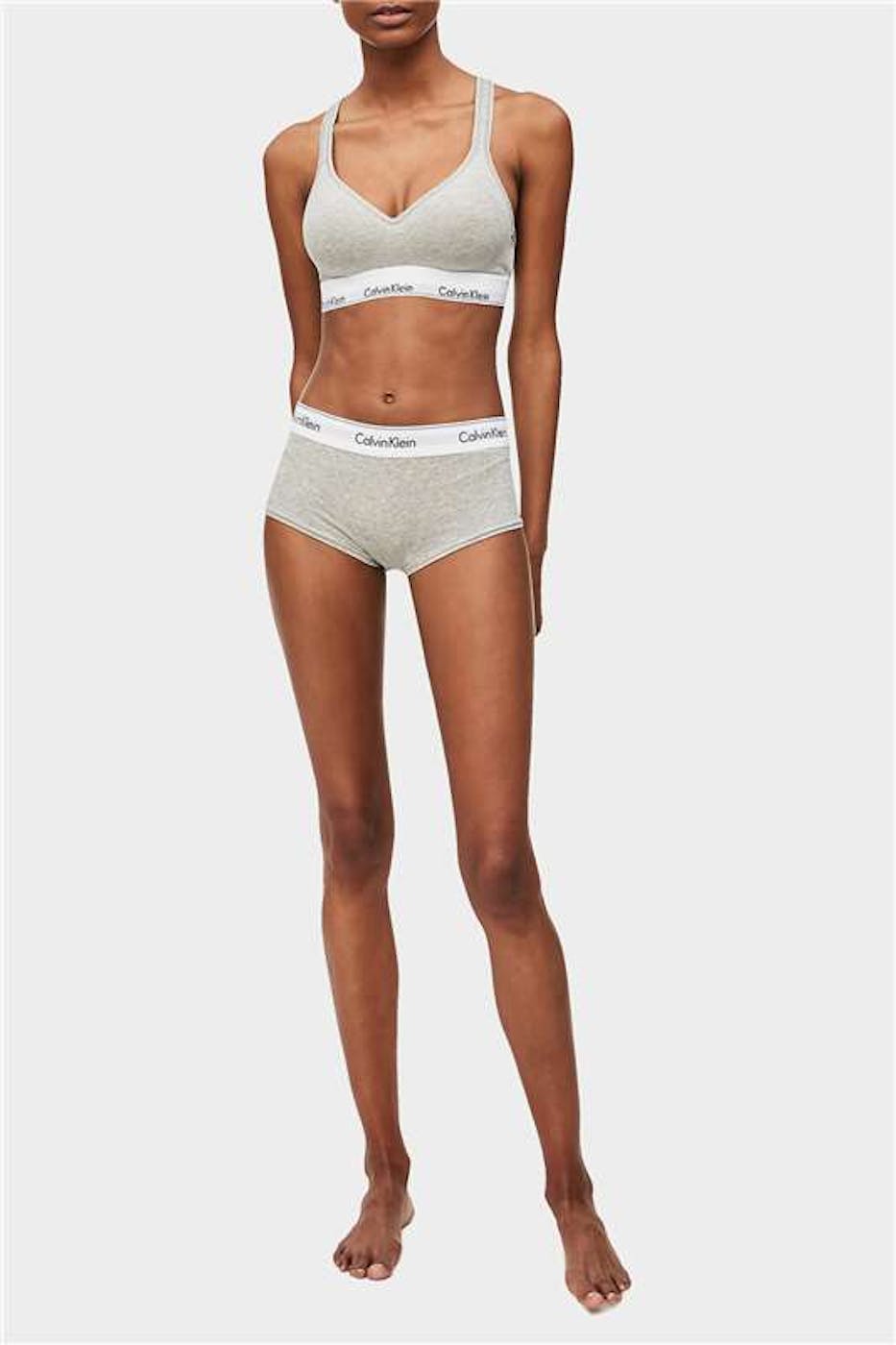 Calvin Klein Underwear - boyshort - slip - lichtgrijs