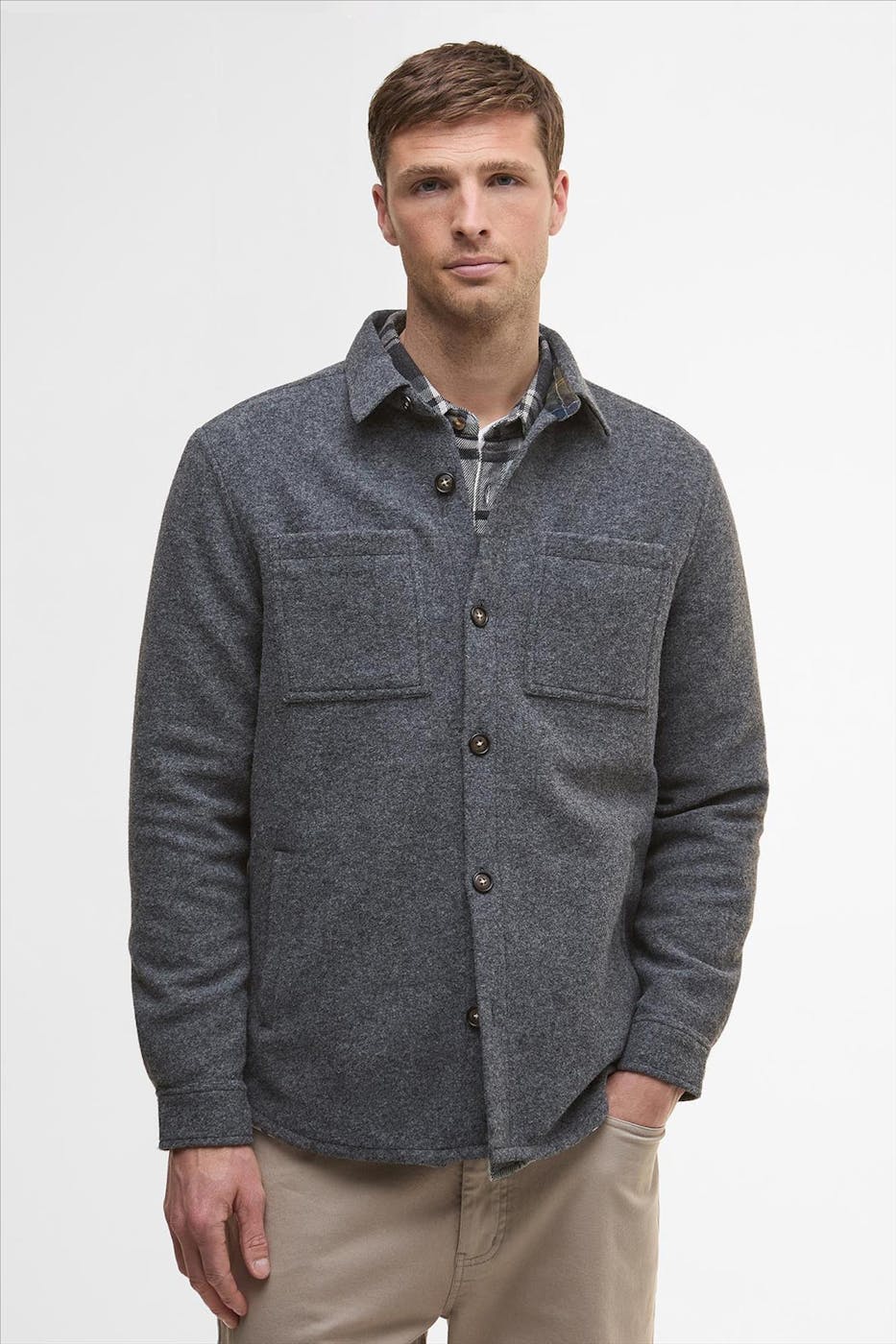Barbour - Donkergrijze Marlow Tailored jas