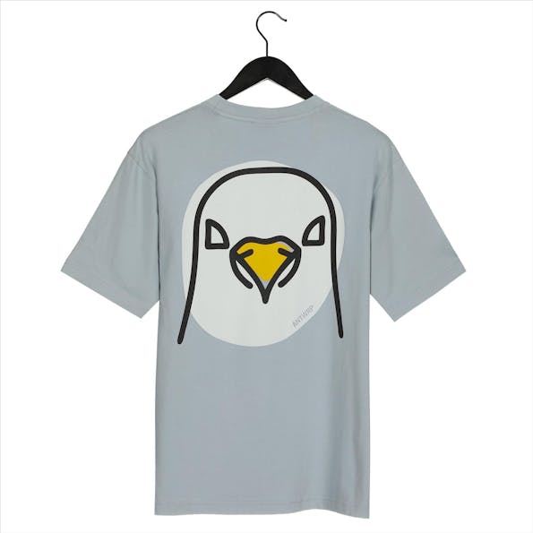 Antwrp - Mintgroene Pigeon Backprint T-shirt