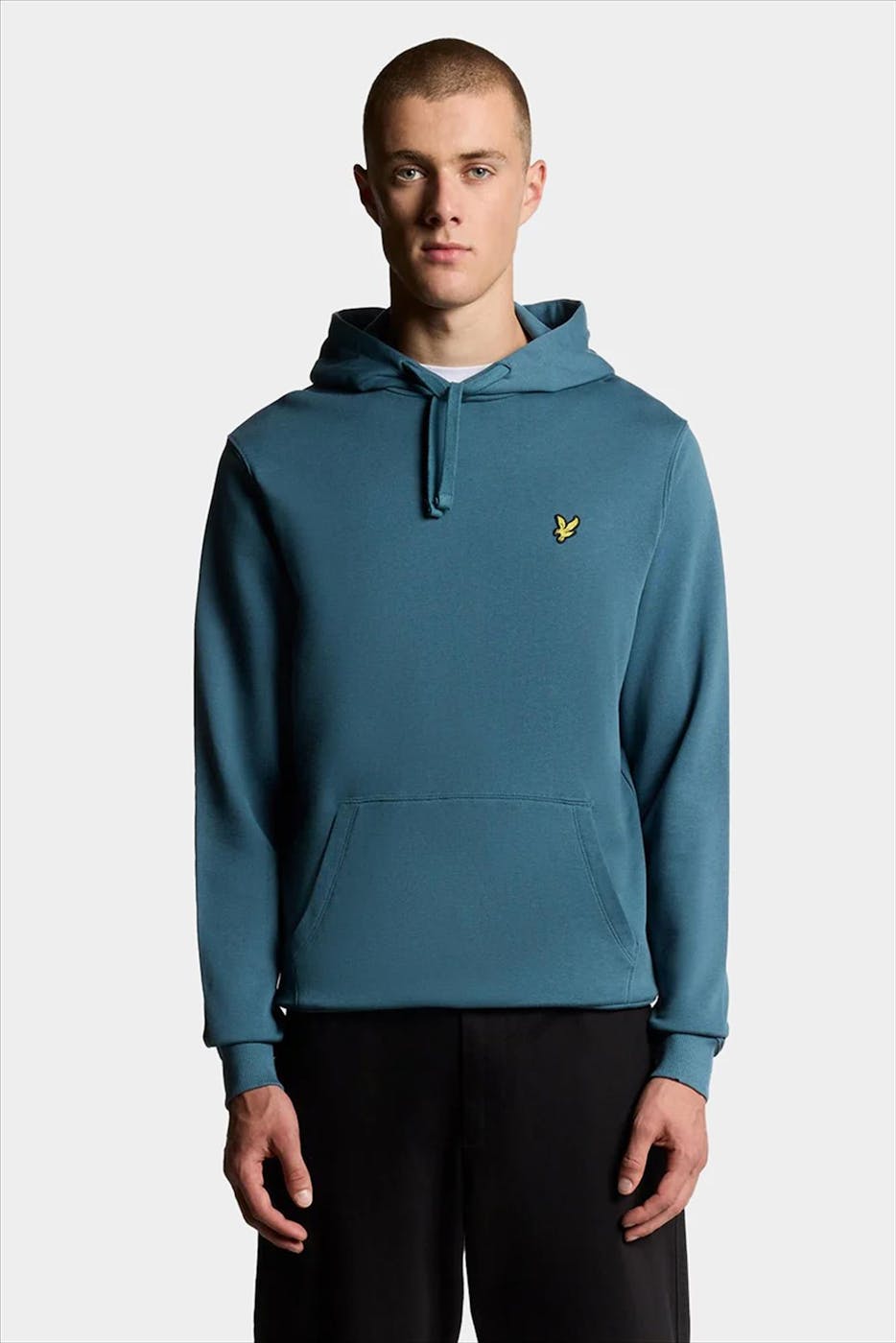 Lyle & Scott - Blauwe Pullover hoodie