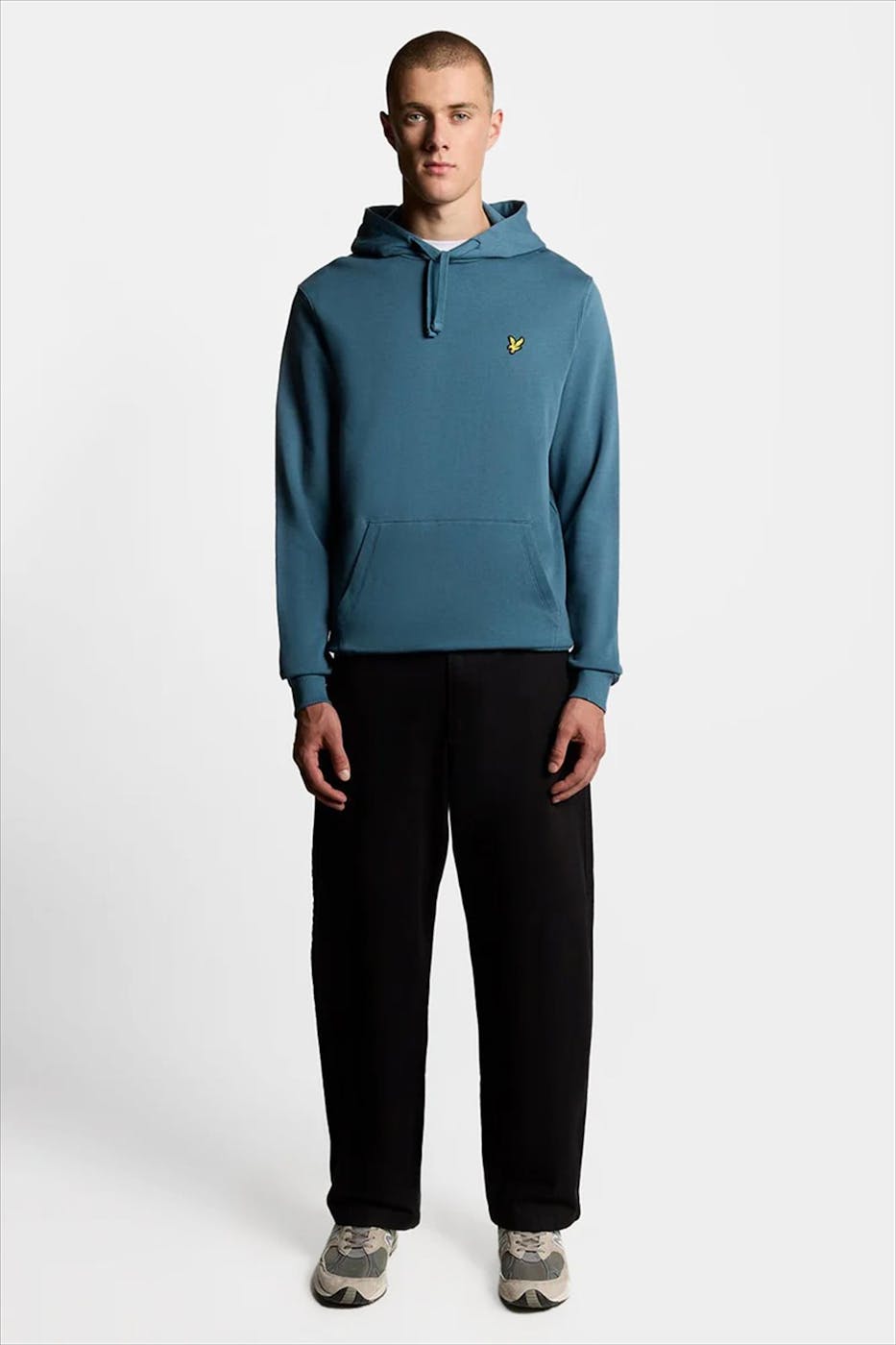 Lyle & Scott - Blauwe Pullover hoodie