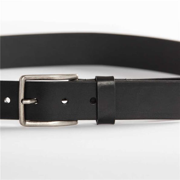 Vano - Zwarte lederen riem