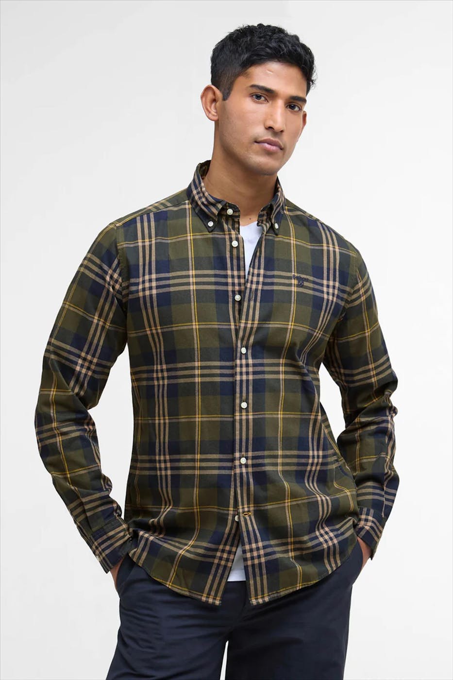 Barbour - Groen Edgar Checked hemd
