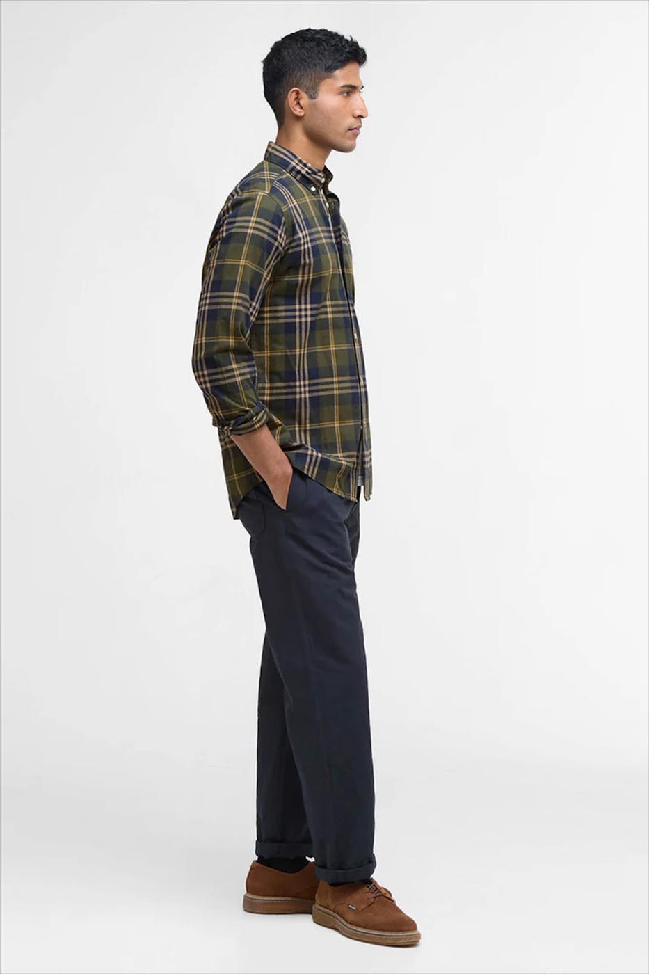 Barbour - Groen Edgar Checked hemd