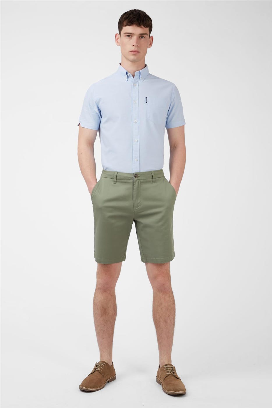 Ben Sherman - Groene Signature chino short