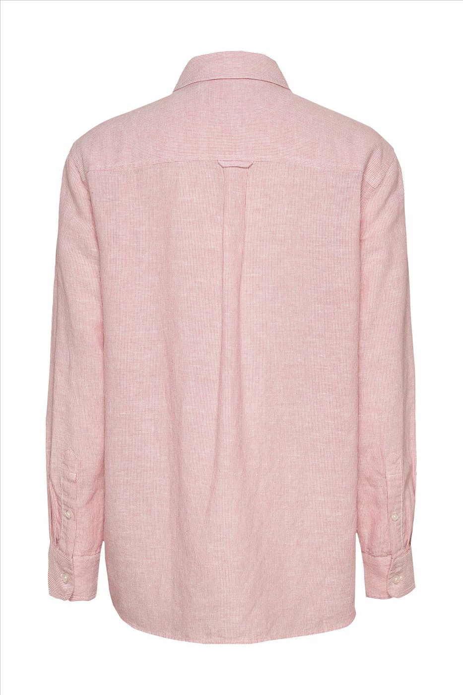 Tommy Jeans - Rood-Witte Relaxed Linen blouse