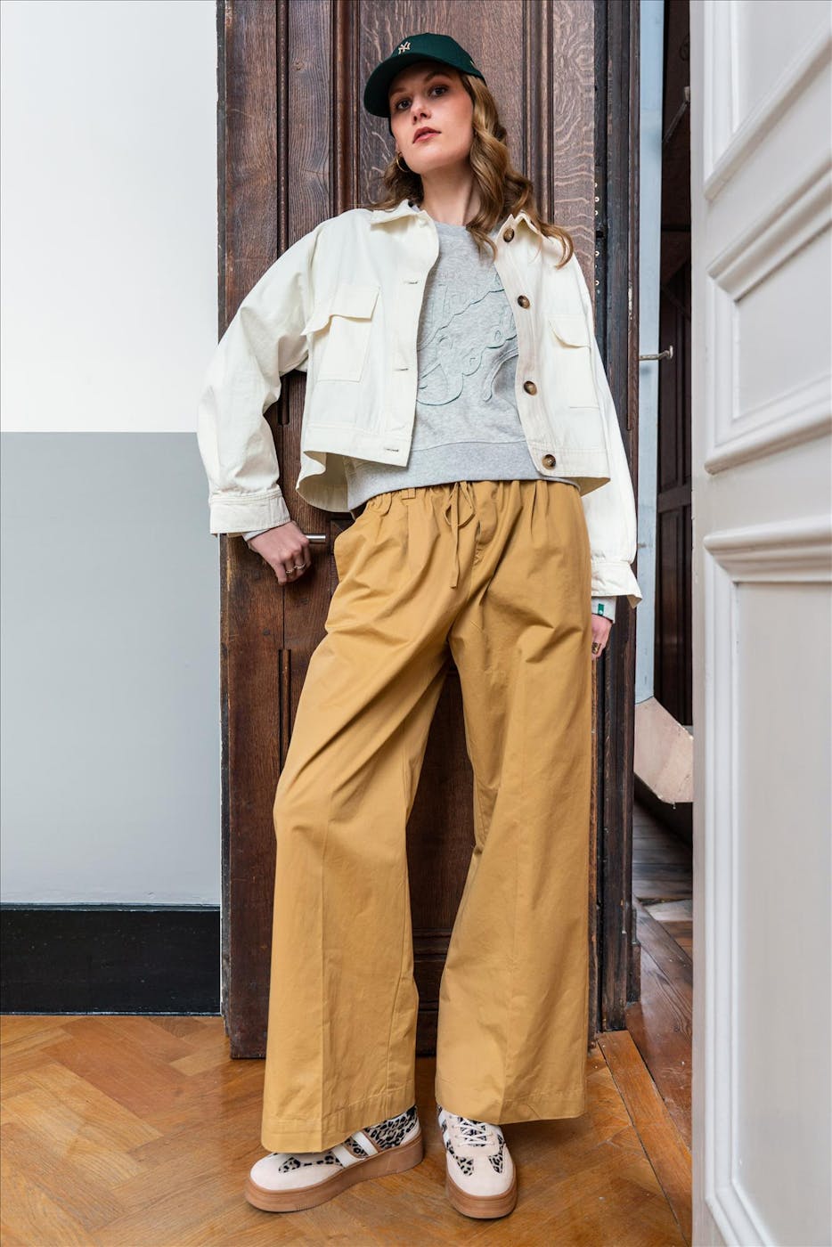 Scotch & Soda - Grijze Artwork sweater
